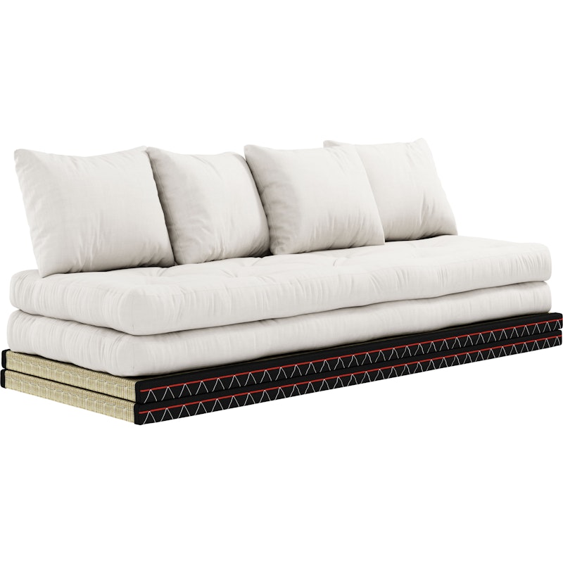 Chico Sofa Med Madras 80x200 cm, Naturlig