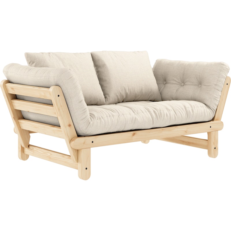 Beat Sofa Med Madras, Lakeret / Linen