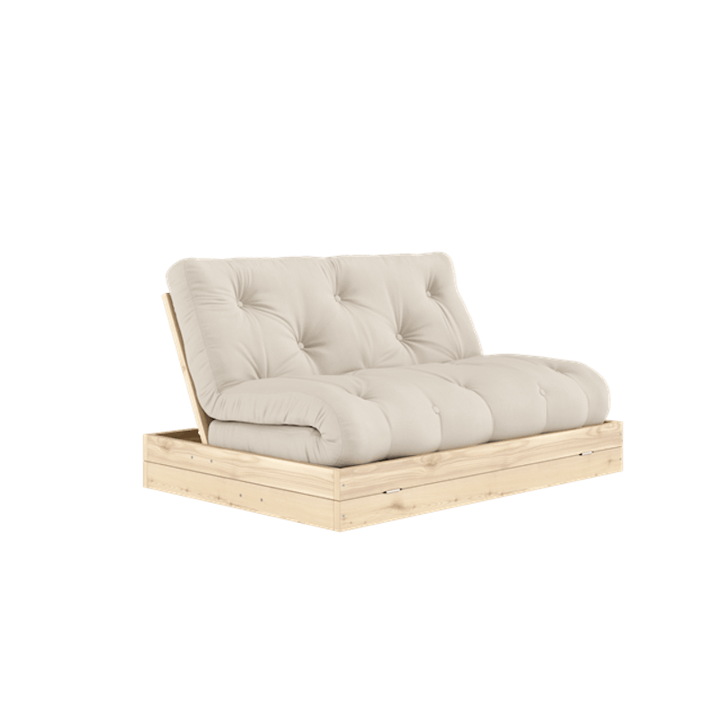 Flip Sovesofa Med Madras 140x200 Beige/Raw