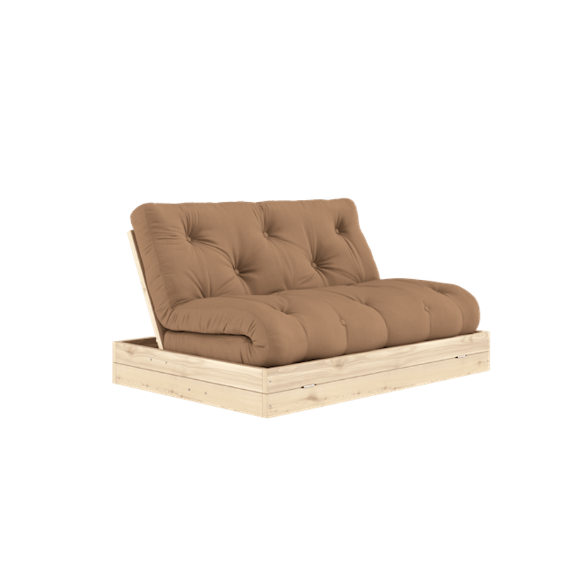 Flip Sovesofa Med Madras 140x200 Mocca/Raw