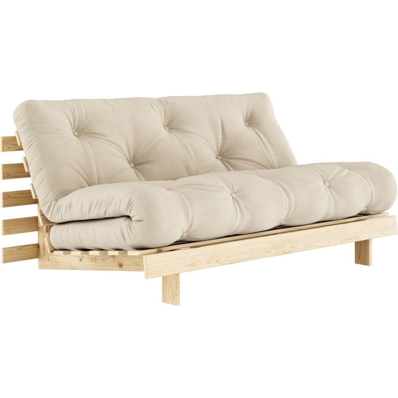Roots 160 Sovesofa Med Madras, Raw / Beige