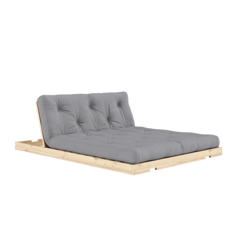 Flip Sovesofa Med Madras 140x200 Grå/Raw