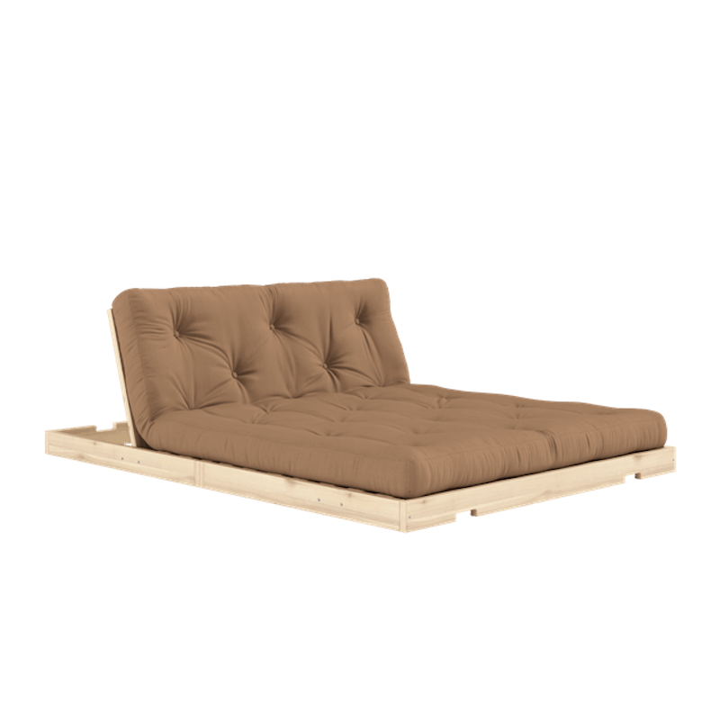 Flip Sovesofa Med Madras 140x200 Mocca/Raw