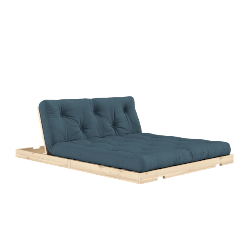 Flip Sovesofa Med Madras 140x200 Petroleum/Raw