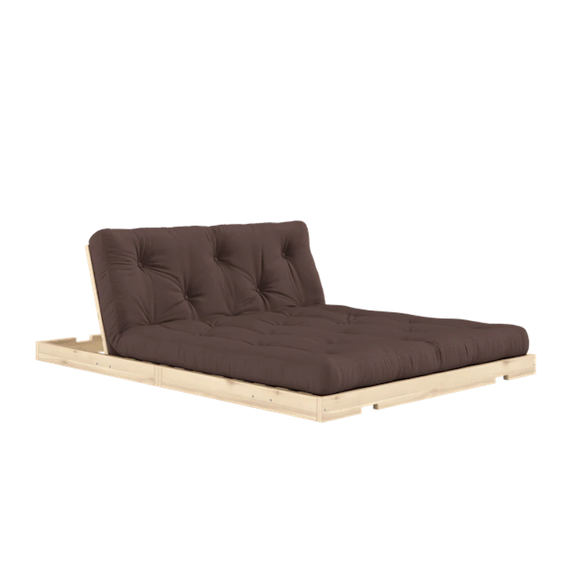 Flip Sovesofa Med Madras 140x200 Brun/Raw
