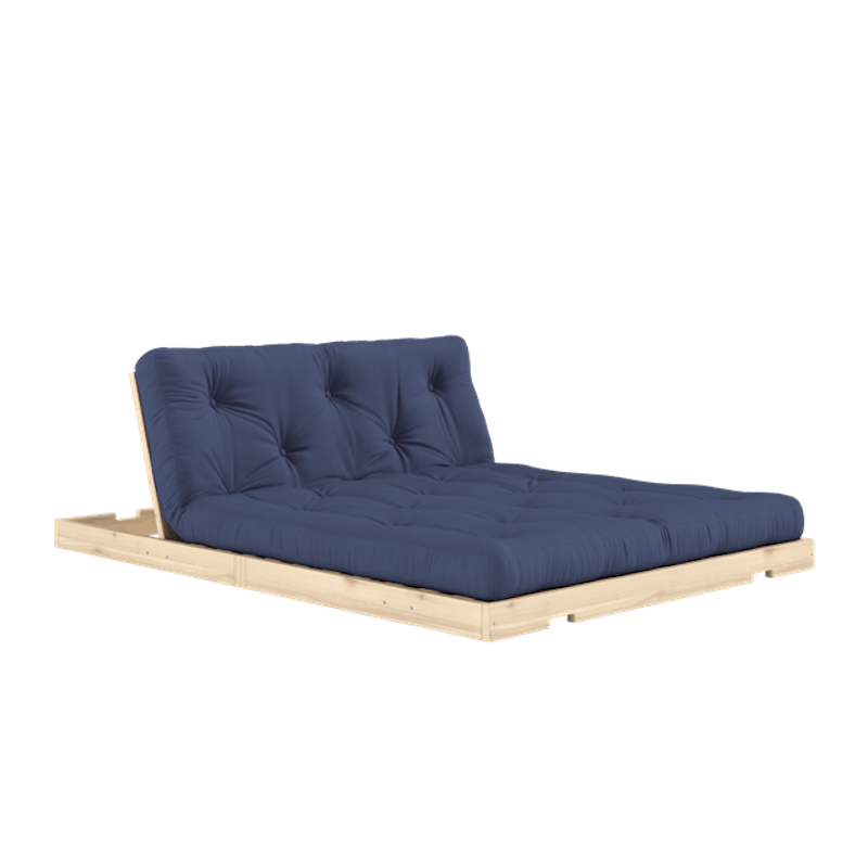 Flip Sovesofa Med Madras 140x200 Navy/Raw
