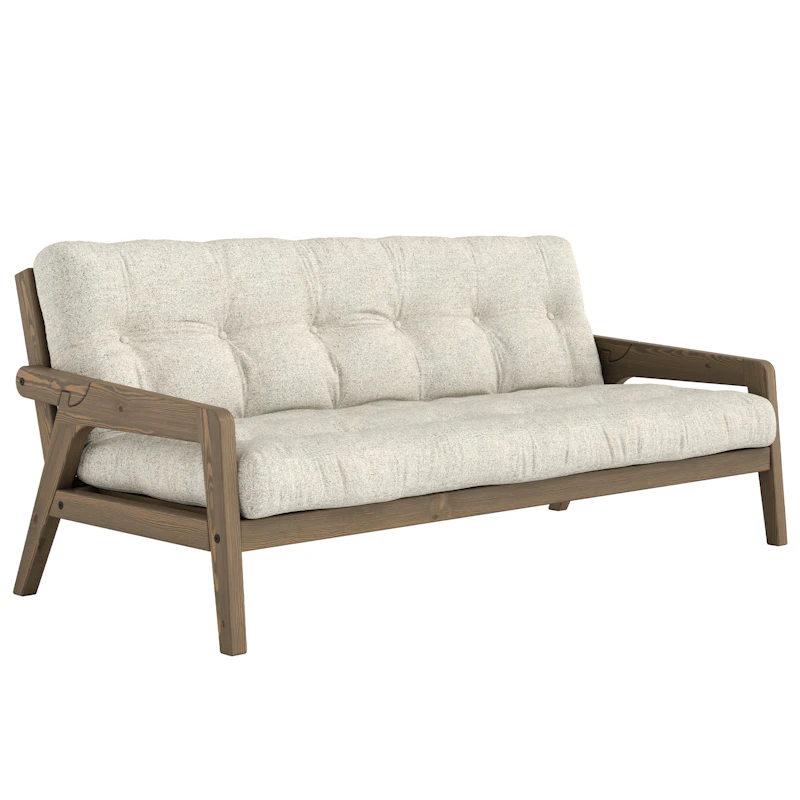 Grab Sofa Bed, Carob Brown / Soft Chalk