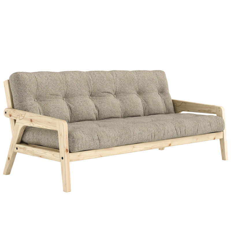 Grab Sofa Bed, Raw / Warm Sand