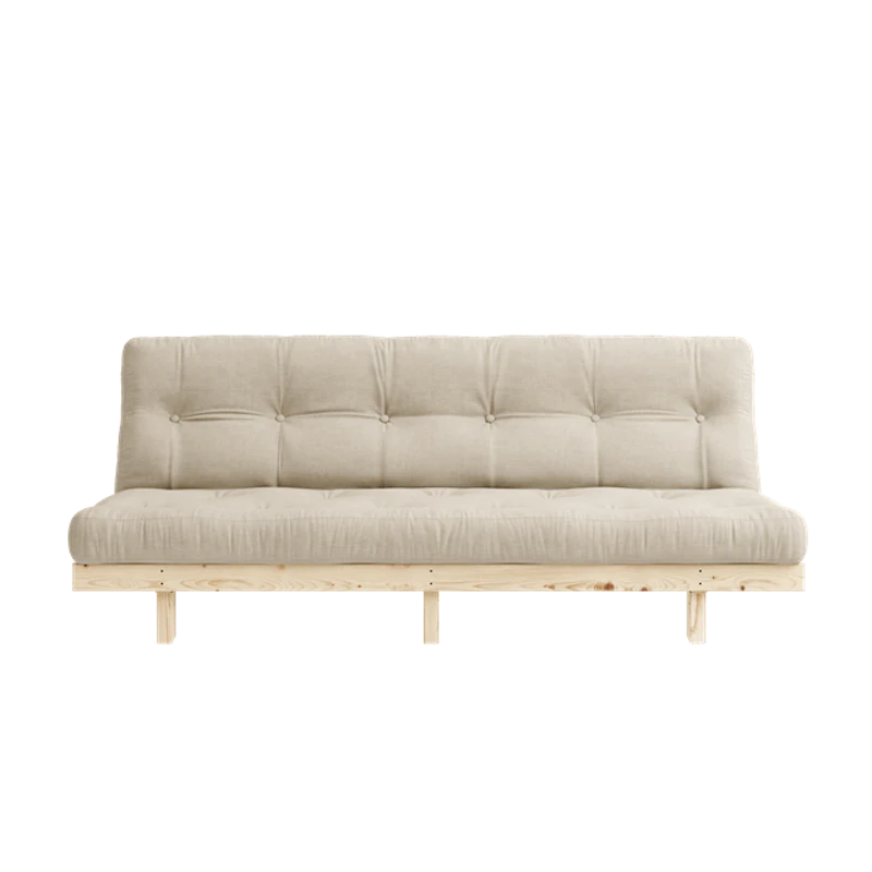 Lean Sovesofa Med 5-Lags Madras 130x190 Beige/Raw
