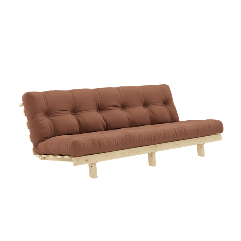 Lean Sovesofa Med Alpha Madras 130x200 Clay Brown/Raw