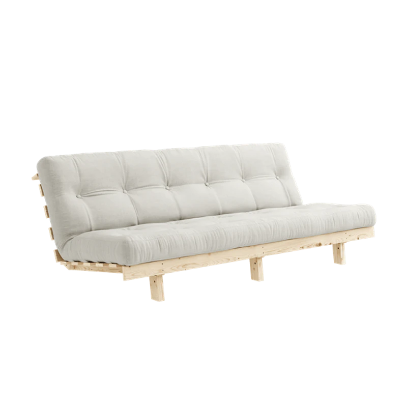Lean Sovesofa Med Alpha Madras 130x200 Natural/Raw