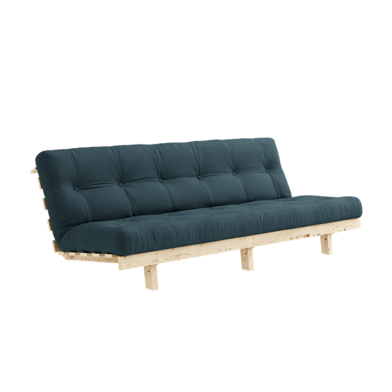Lean Sovesofa Med Alpha Madras 130x200 Petroleum/Raw