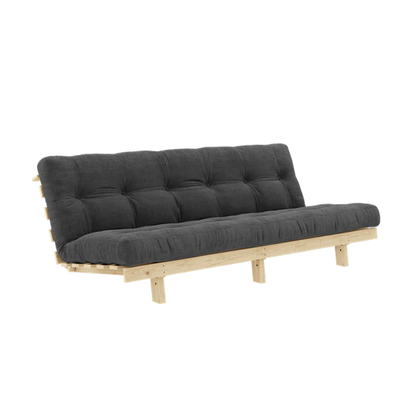 Lean Sovesofa Med Alpha Madras 130x200 Kul/Raw