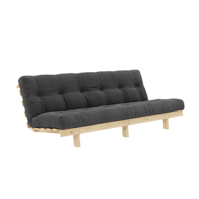 Lean Sovesofa Med Alpha Madras 130x200 Kul/Raw