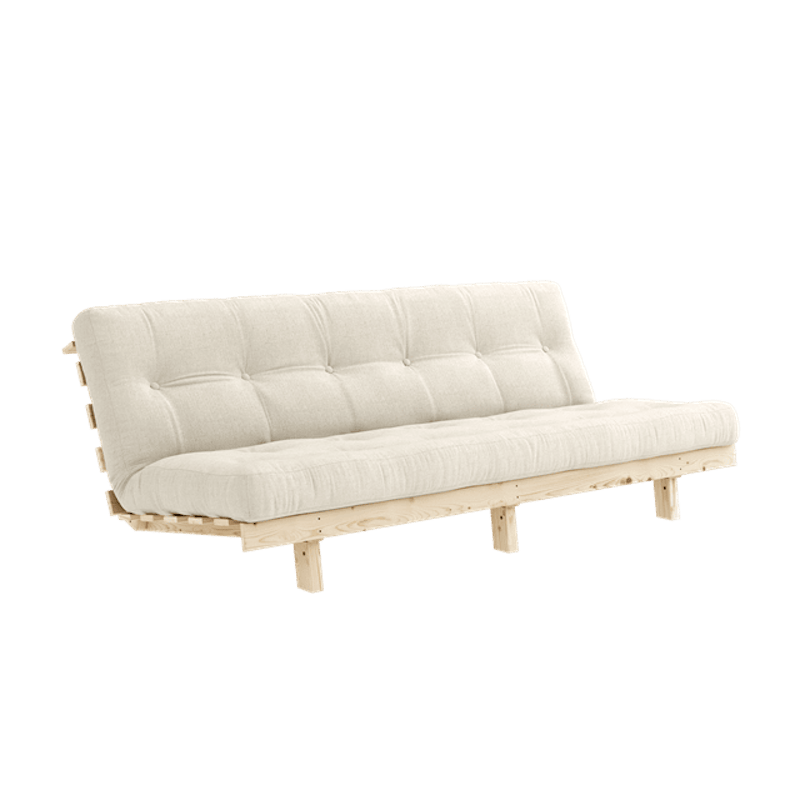 Lean Sovesofa Med Alpha Madras 130x200 Linned/Raw