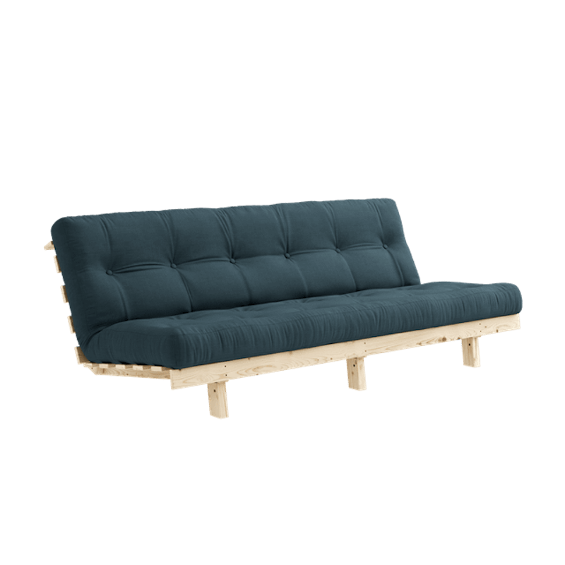 Lean Sovesofa Med Alpha Madras 130x200 Petroleum/Raw