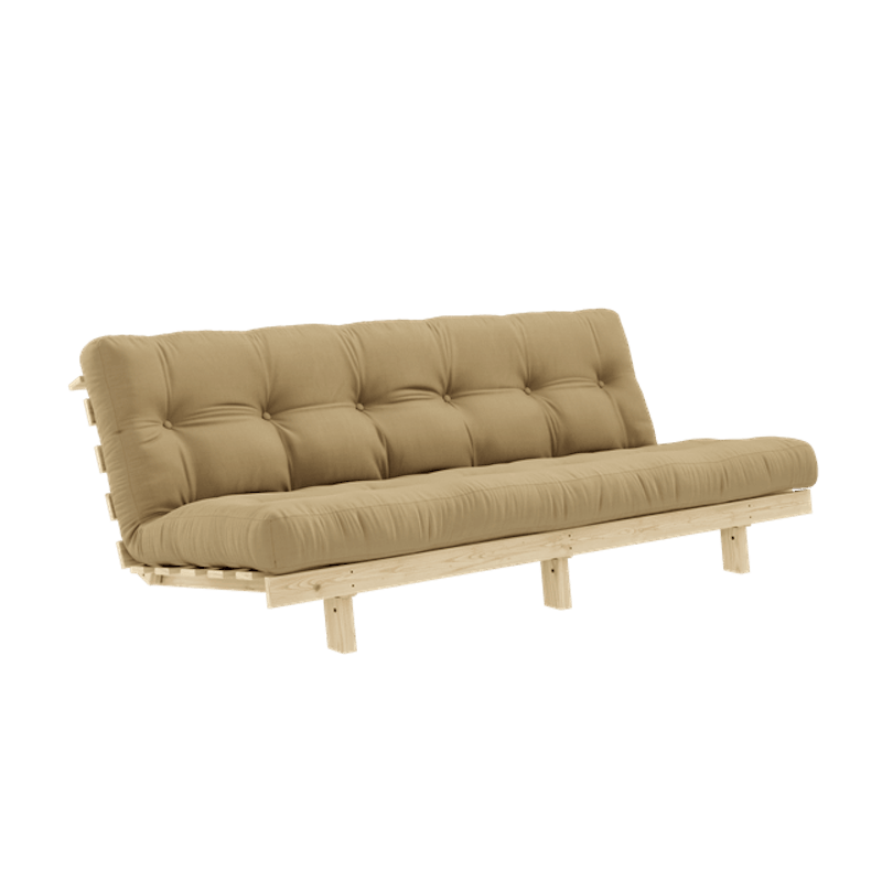 Lean Sovesofa Med Alpha Madras 130x200 Wheat Beige/Raw