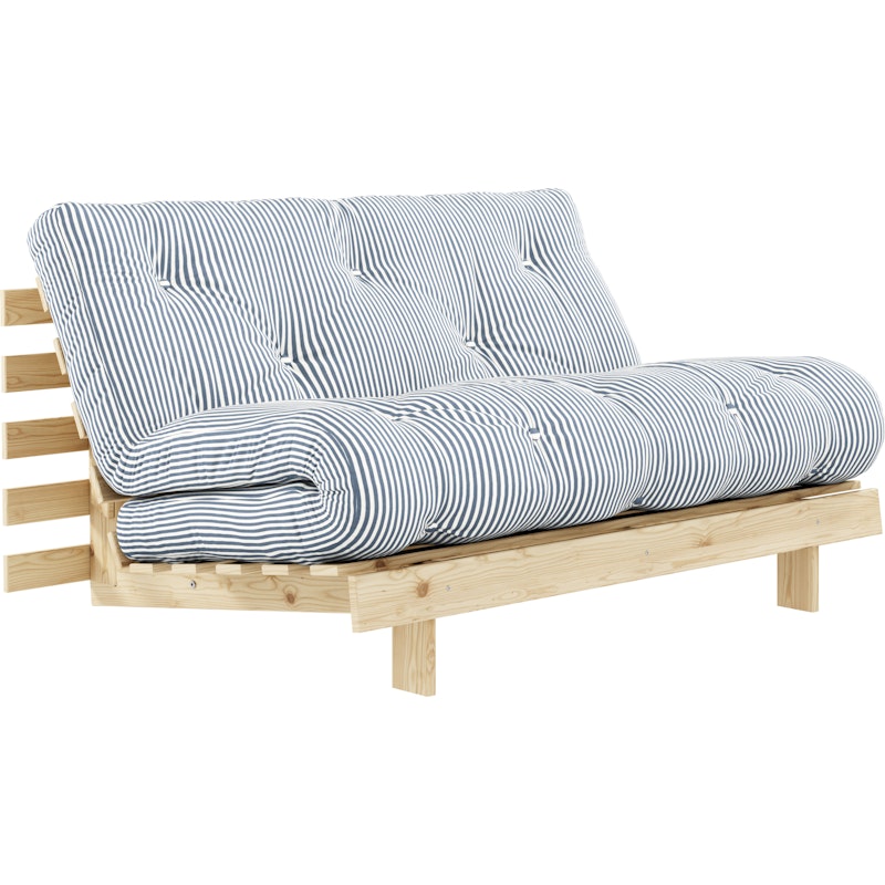 Roots 140 Sovesofa Med Madras, Raw / Beach Blue
