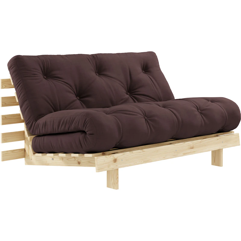 Roots 140 Sovesofa Med Madras, Raw / Brun