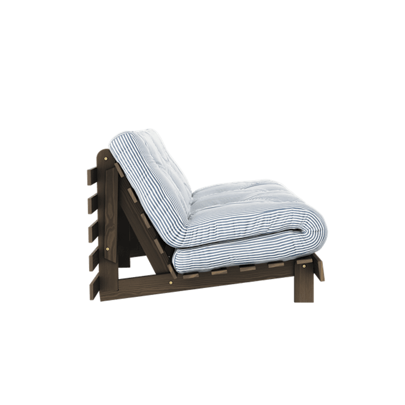 Roots Sovesofa Med Madras 160x200 Carob Brown/Beach Blue