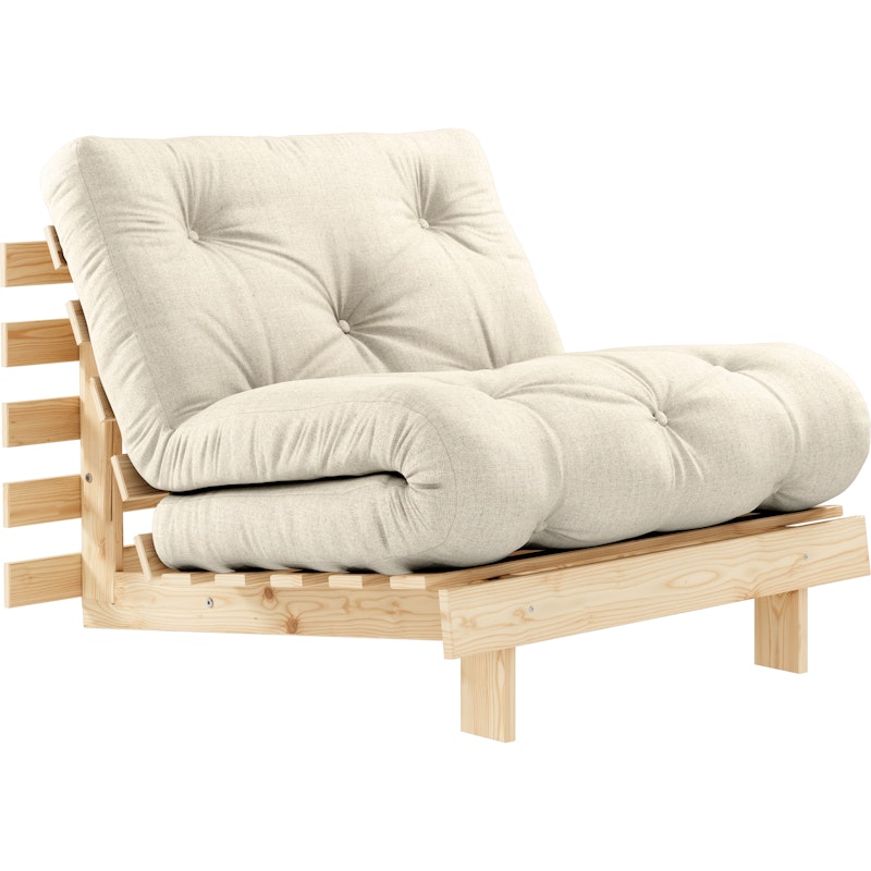 Roots 90 Loungestol, Fyrretræ / Linen