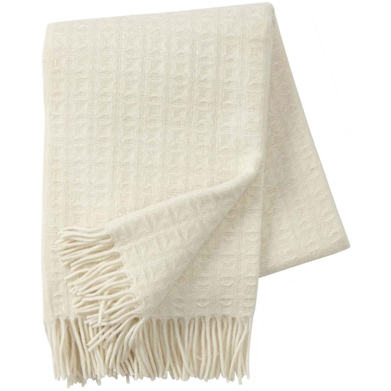 Twist Uldtæppe 130x200 cm, Hvid