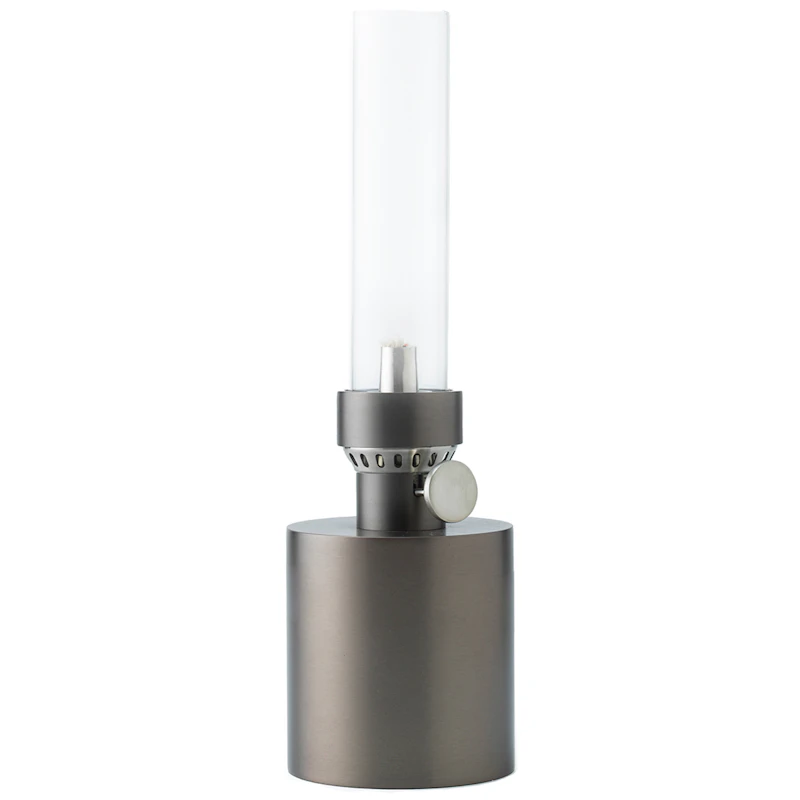 Platina Small Olielampe, Black Metallic