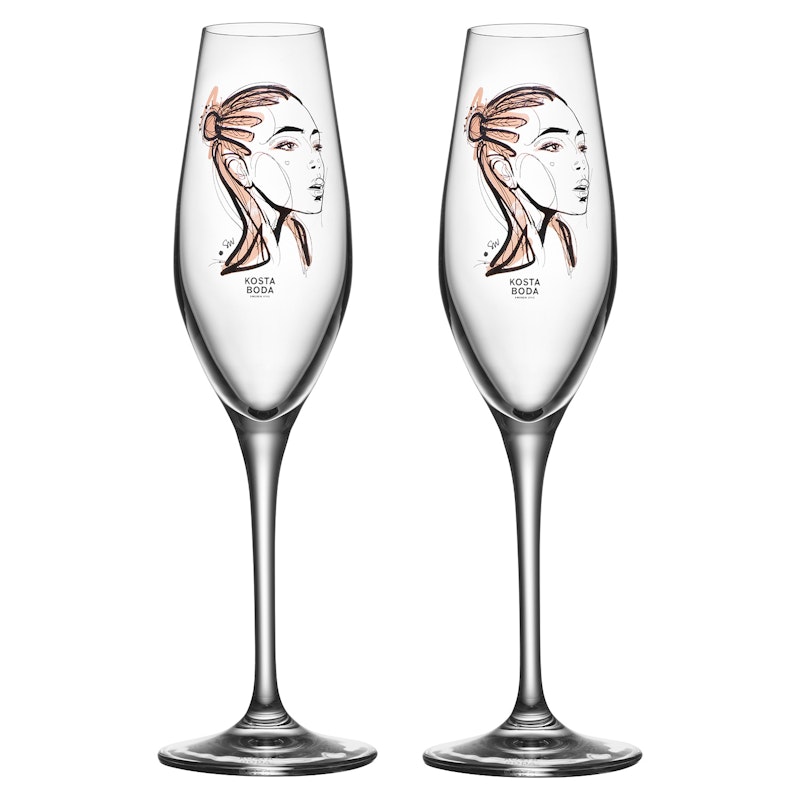 All About You Champagneglas 23 cl  2-pak, Forever Yours