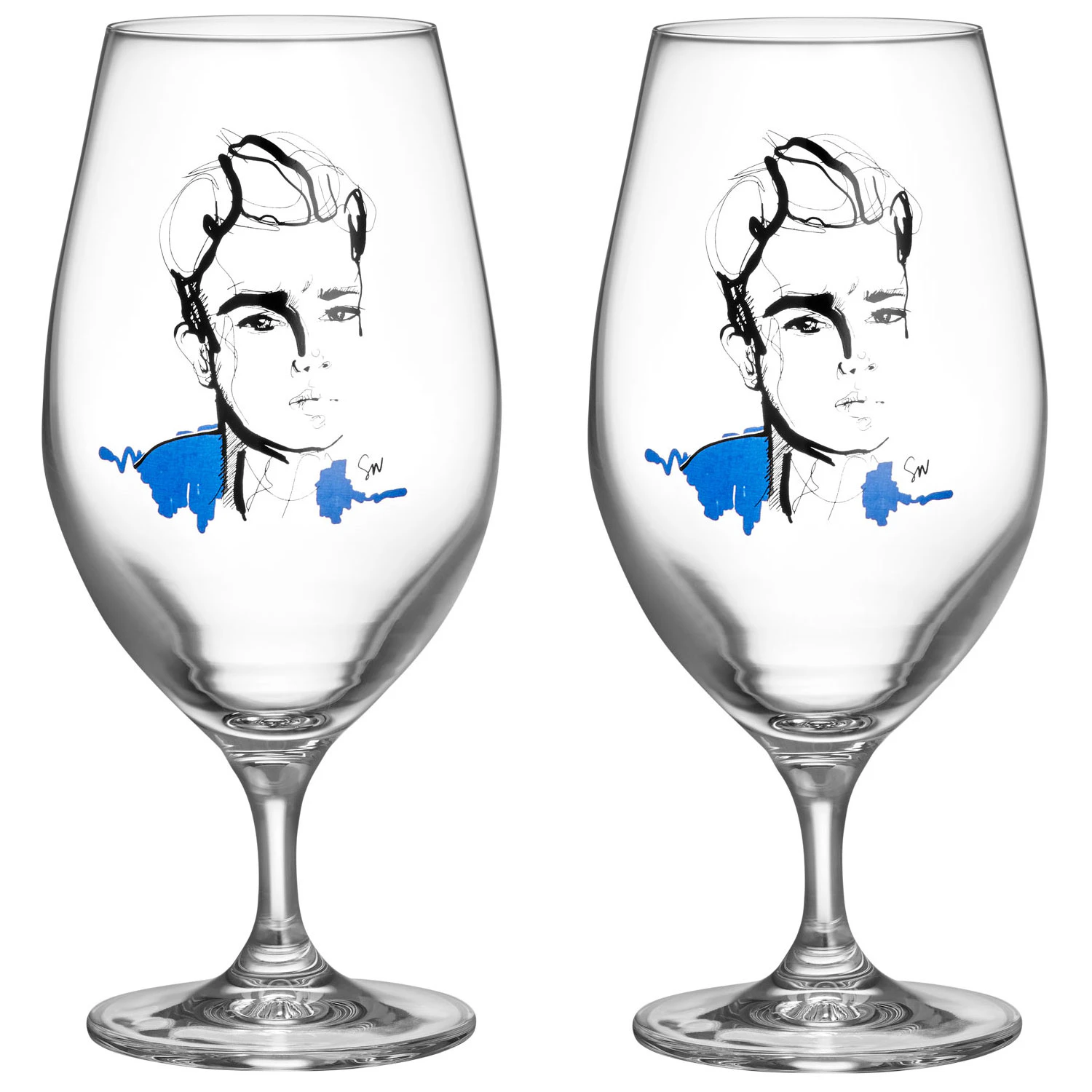 Kosta Boda All About You &Oslash;l 40 Cl 2-pak Celebrate Him - &Oslash;lglas Glas Klar - 7092410