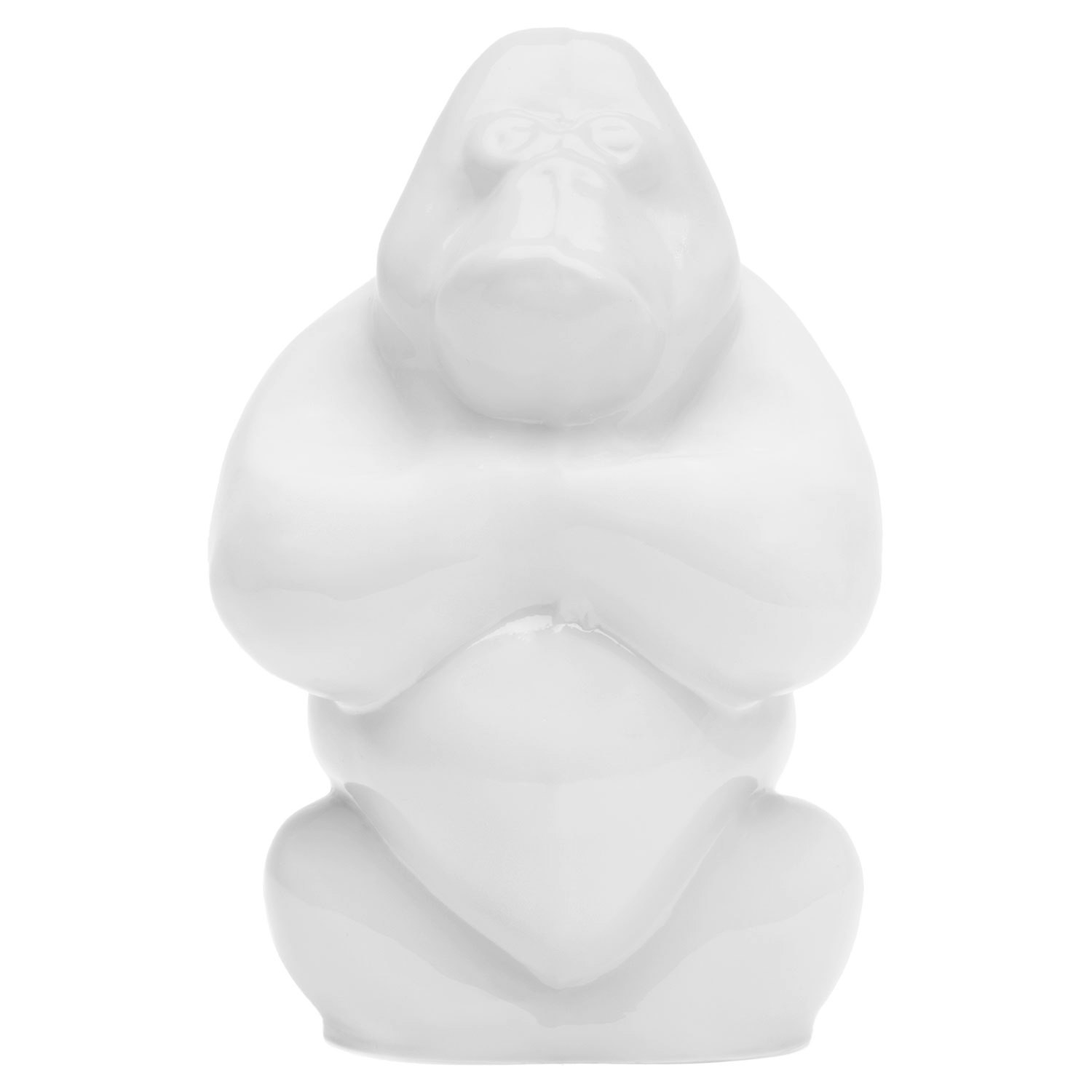 Kosta Boda My Wide Life Skulptur Gabba Gabba Hey 12 Cm Cloudy White - Kunstglas Mundbl&aelig;st Glas Hvid - 7091031