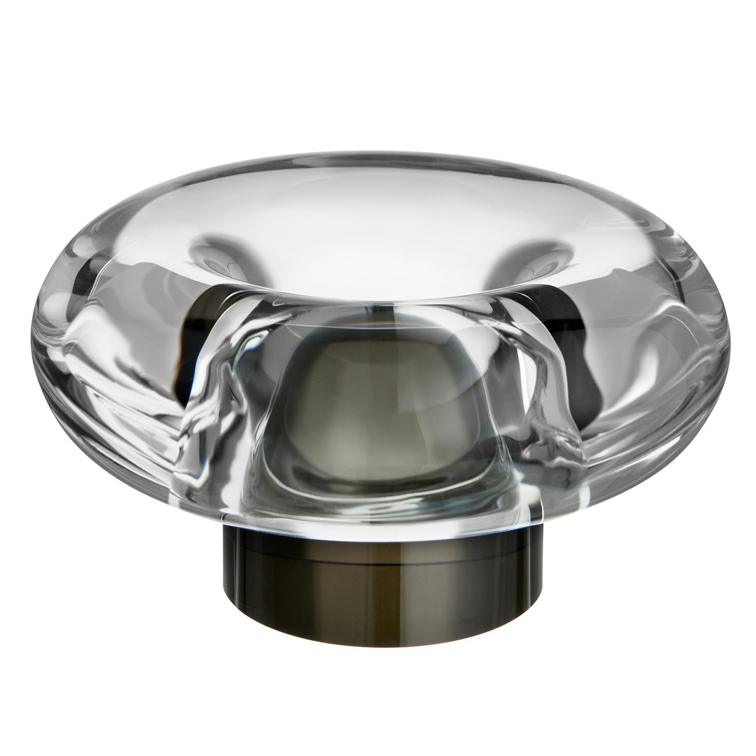 Kosta Boda Orion Lysestage - Lysestager Glas Gr&aring; - 7062502