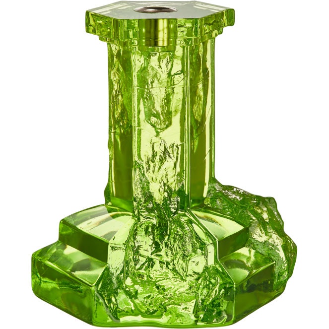 Kosta Boda Rocky Baroque Lysestage 175 Mm - Lysestager Krystalglas Kryptonit - 7062314