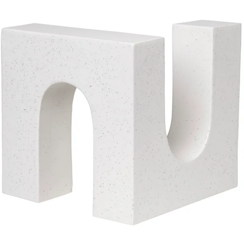 Brick Skulptur, Hvid