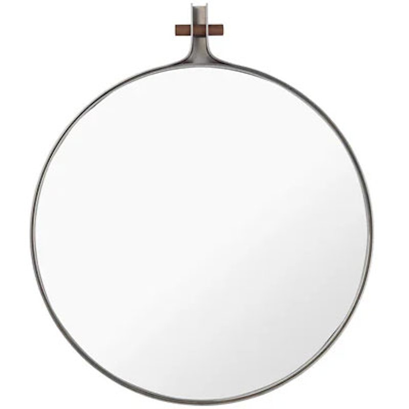 Dowel Spejl Round Stål / Valnød, 35 cm