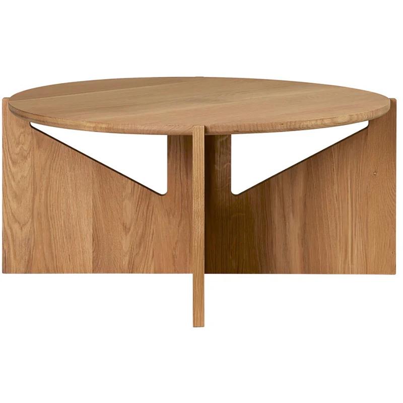 Simple XL Sofabord 78 cm, Varmlakeret Egetræ
