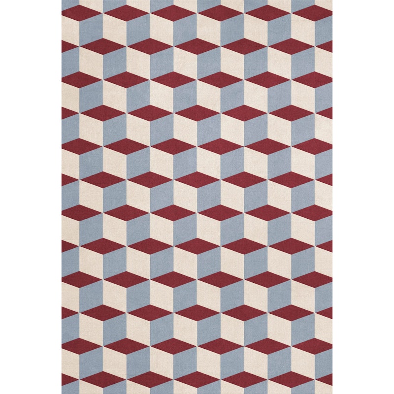 Illusion Uldgulvtæppe 180x270 cm, Mulberry Sky