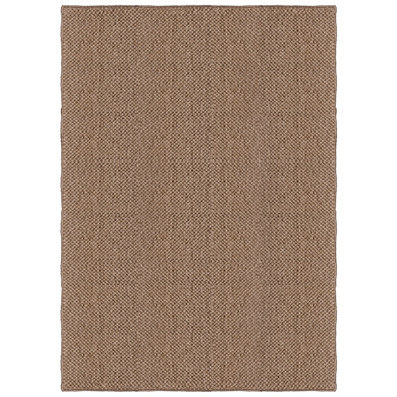 Basket Weave Sisal-Tæppe 250x350 cm, Brun