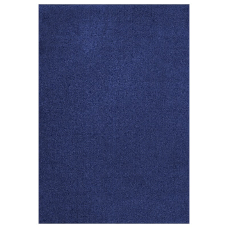 Classic Solid Uldgulvtæppe 180x270 cm, Blue Fonce