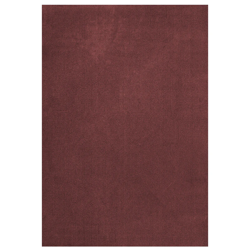 Classic Solid Uldgulvtæppe 180x270 cm, Ruby Red