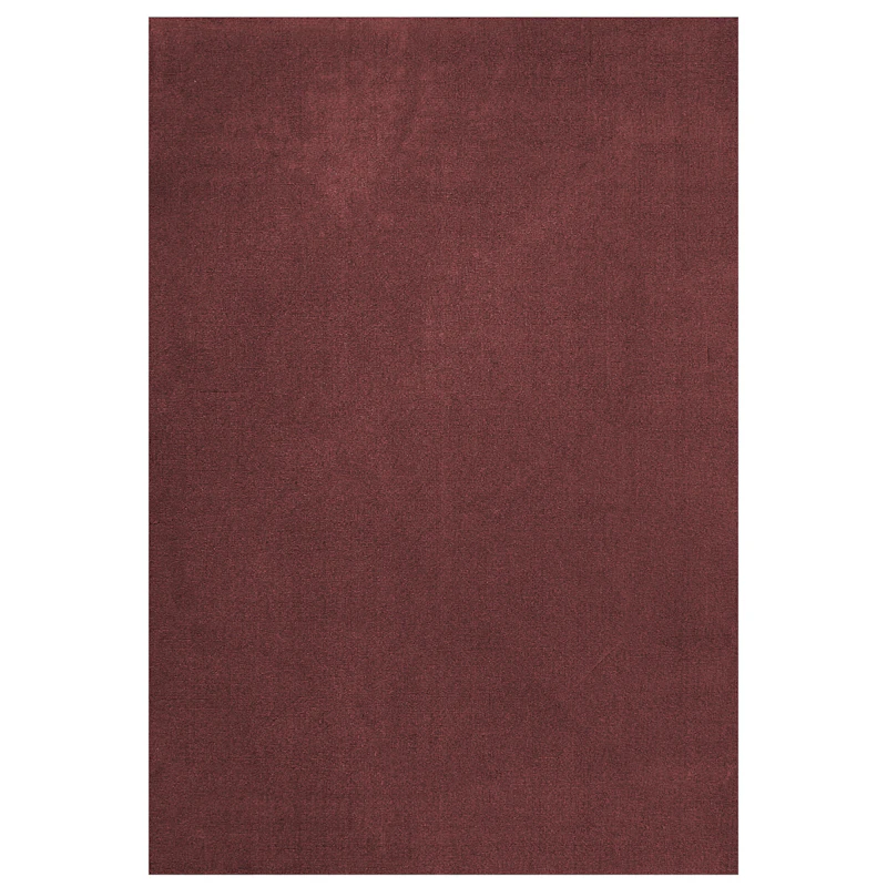 Classic Solid Uldgulvtæppe 250x350 cm, Ruby Red