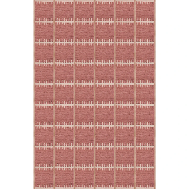 Lilly Uldgulvtæppe 180x270 cm, Claret Red