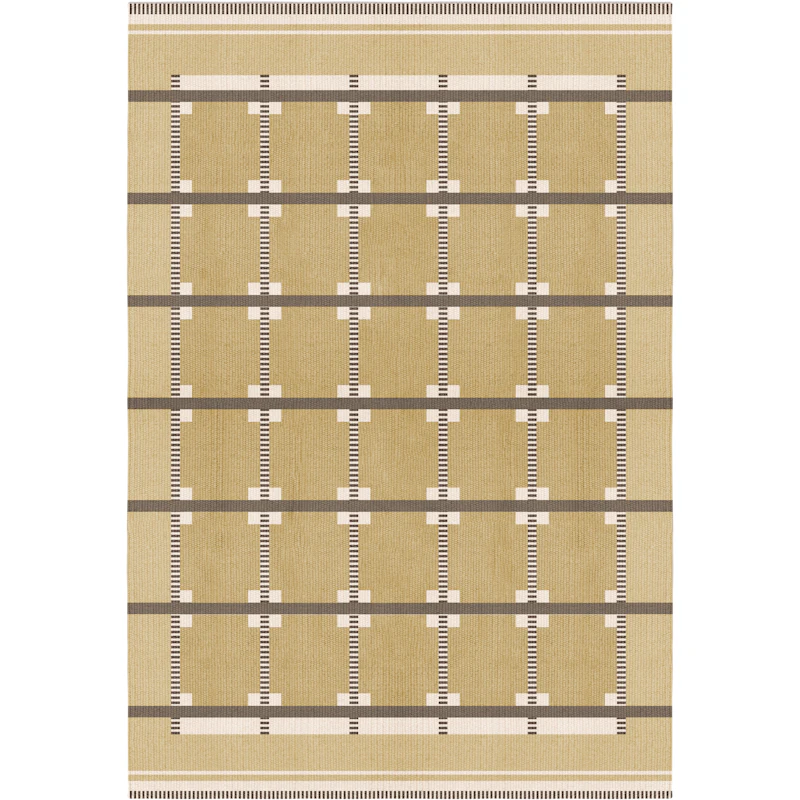 Röllakan Ruth Uldgulvtæppe 180x270 cm, Harvest Yellow