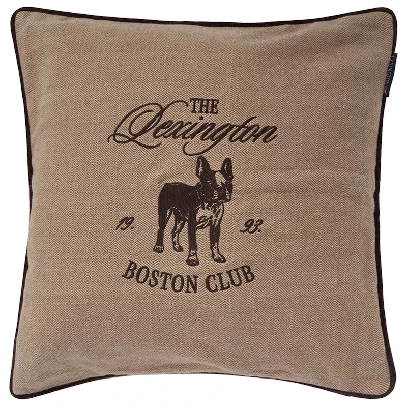 Boston Club Pudebetræk 50x50 cm, Beige / Brunt