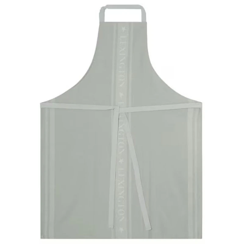 Icons Cotton Jacquard Star Forklæde, Hvidt / Sage Green