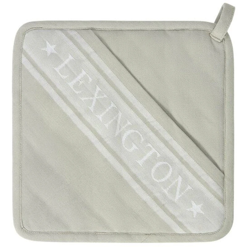 Icons Organic Cotton Jacquard Star Grydelap, Hvid / Sage Green