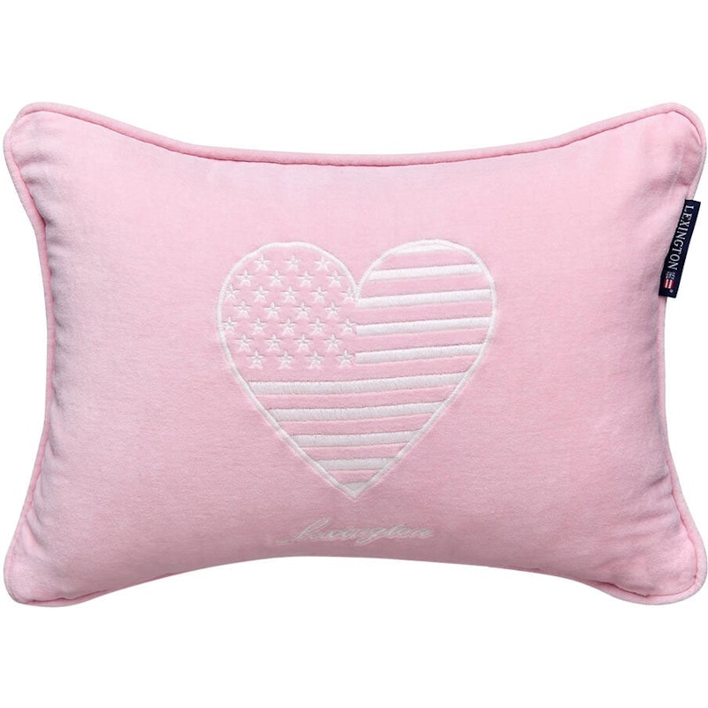 Kids Organic Cotton Velvet Pudebetræk 30x40 cm, Rosa