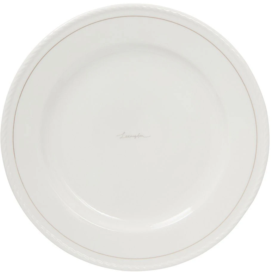 Lexington Porcelain Middagstallerken 27,5 Cm 4-pak / Beige - Middagstallerkner Porcel&aelig;n Hvid - 10008112-1620-ONE