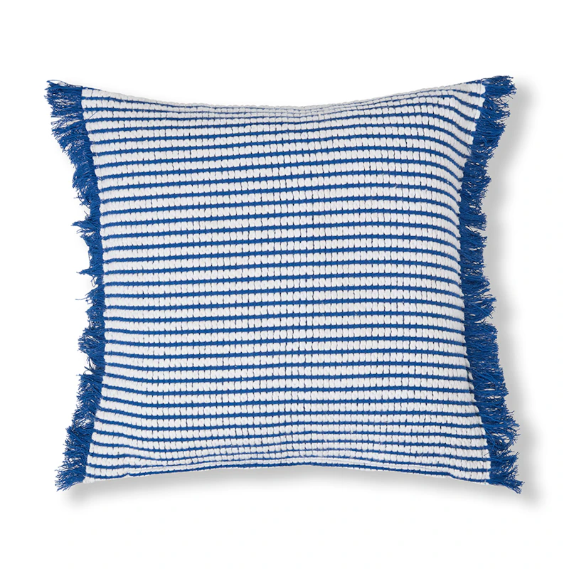 Pudebetræk, Hvidt / Blåt