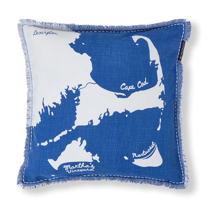 Pudebetræk Motiv på kort 50x50 cm