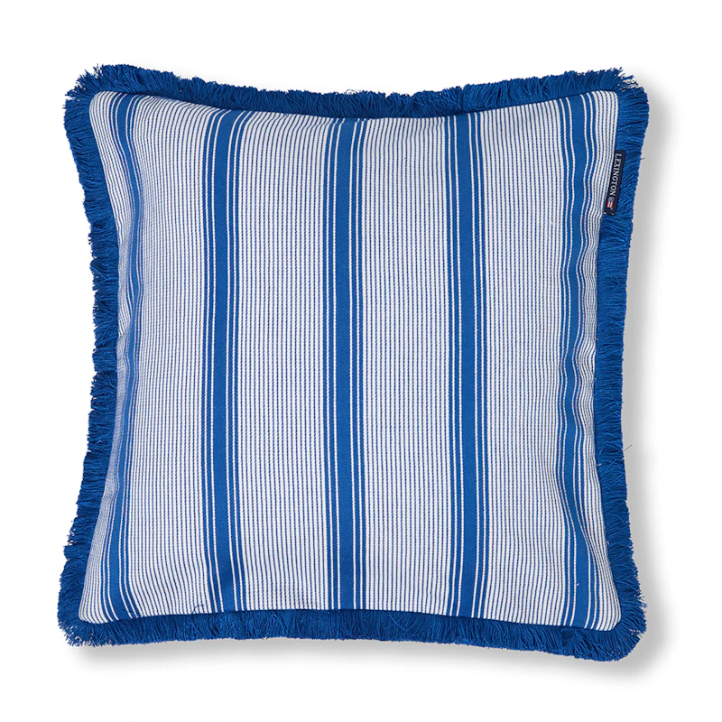 Pudebetræk Stribet 50x50 cm, Blåt